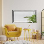 Espejo Francia Negro - 150X80