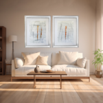 Set 2 Cuadros Originales Mario Lagos - 107X85